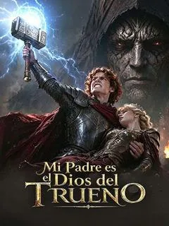 Mi padre es el Dios del Trueno — póster