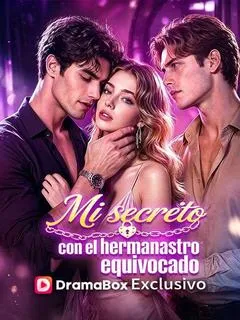 Mi secreto con el hermanastro equivocado — póster
