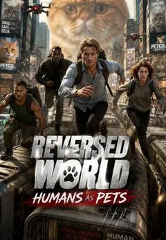Reversed World: Humans as Pets — poster