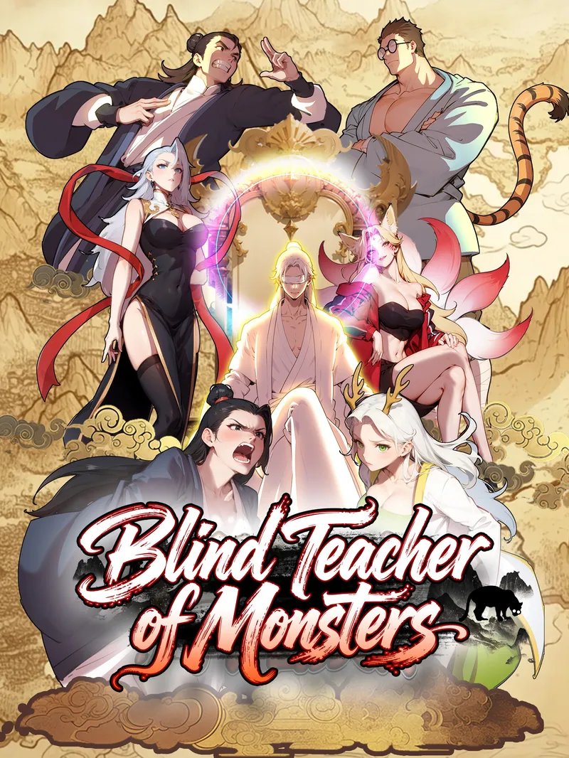 Blind Teacher of Monsters — poster