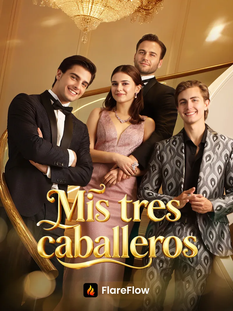 Mis tres caballeros — póster