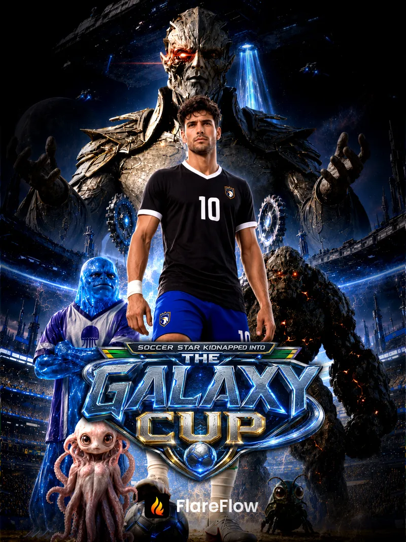 Soccer Star Kidnapped into the Galaxy Cup — poster