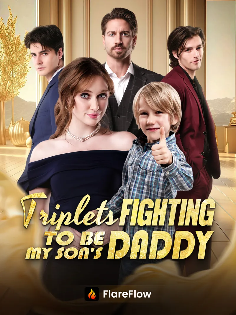 Triplets Fighting to Be My Sons Daddy — poster