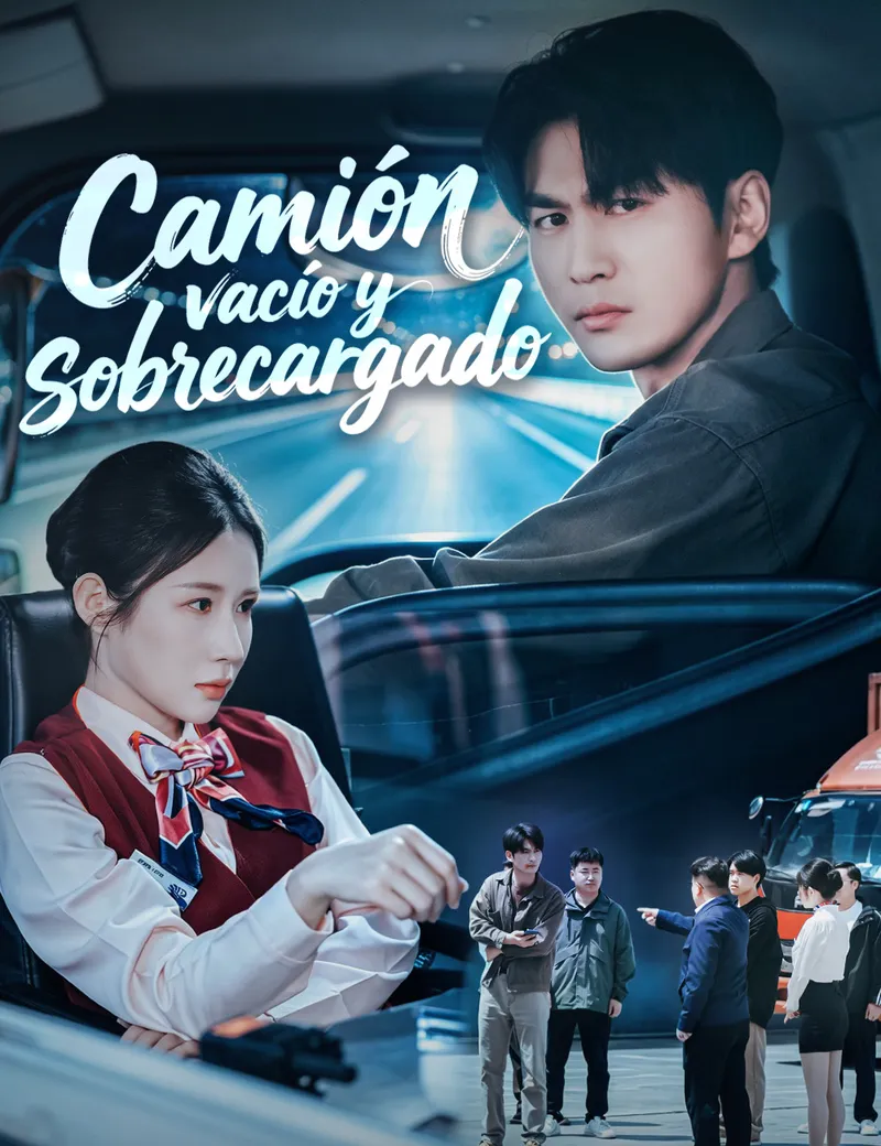 Camión vacío y sobrecargado