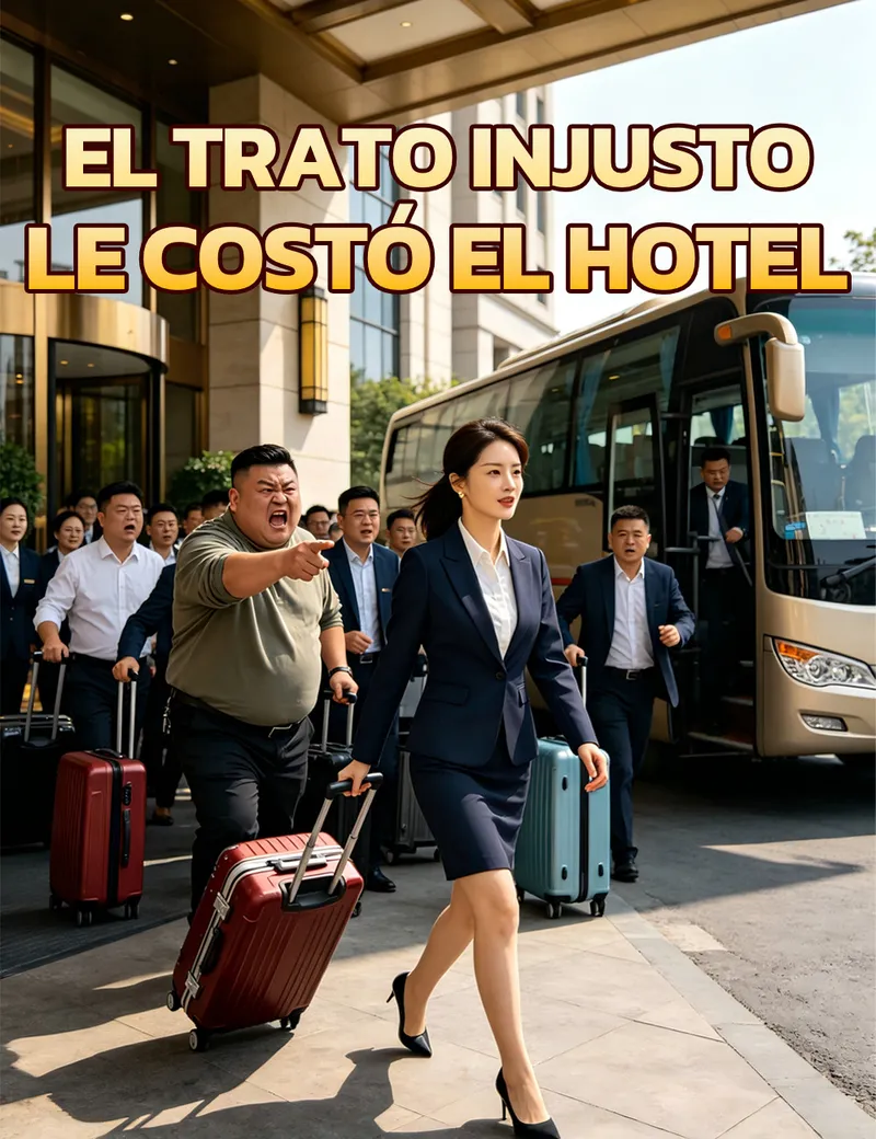 El trato injusto le costó el hotel — póster