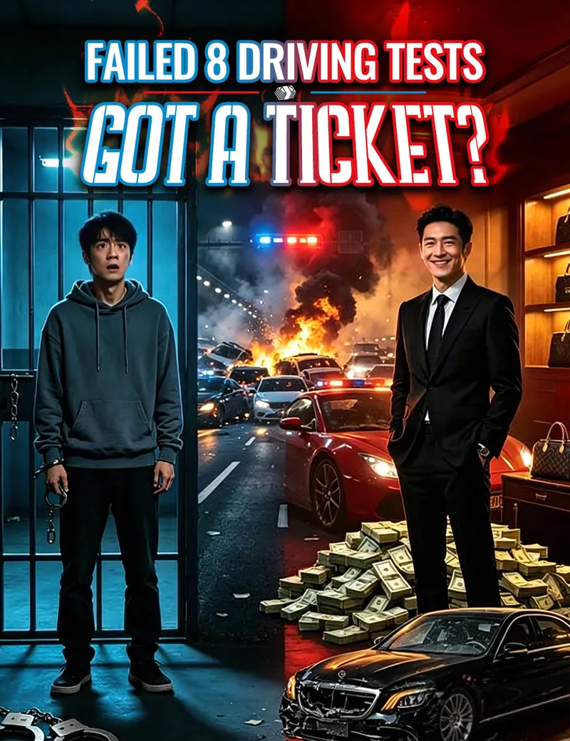 Failed 8 Driving Tests, Got a Ticket?