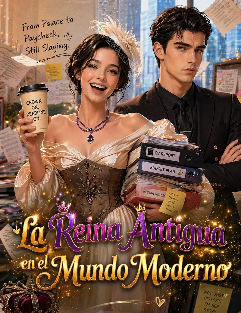 La reina antigua en el mundo moderno — póster