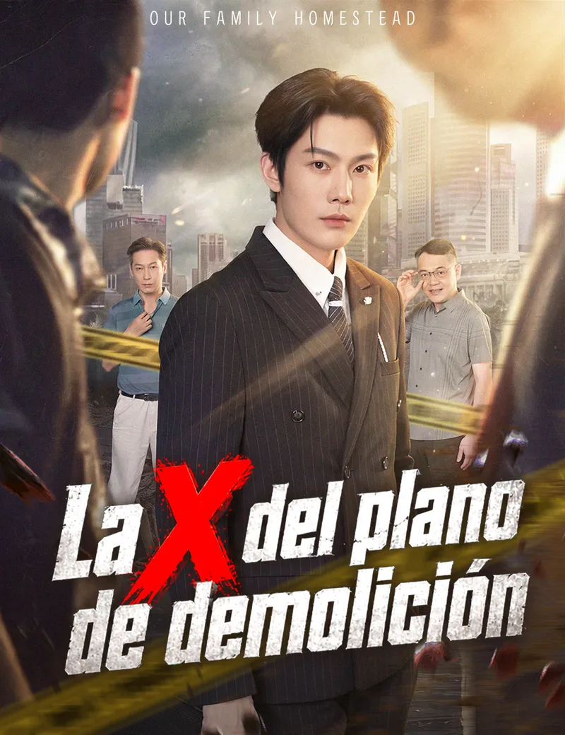 La X del plano de demolición — póster