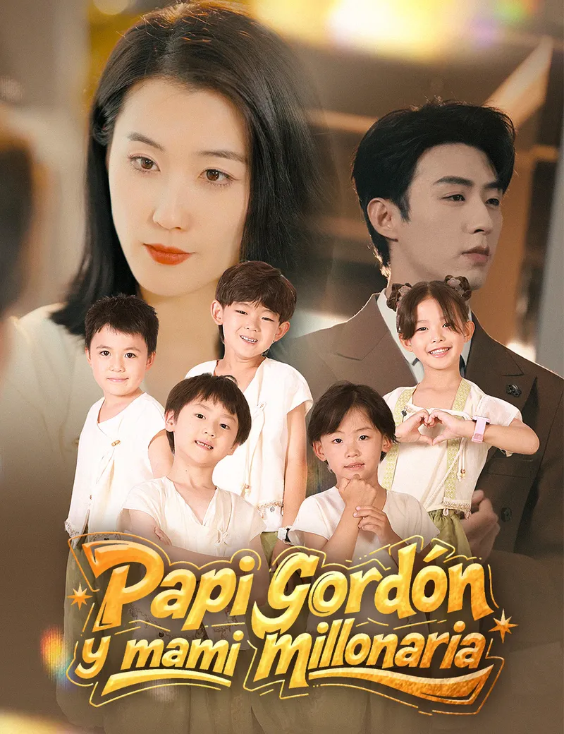 Papi gordón y mami millonaria — póster