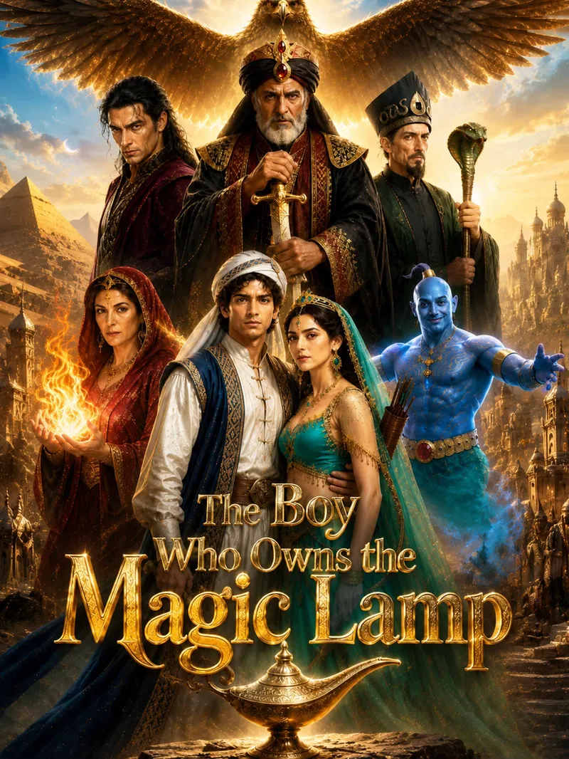 The Boy Who Owns the Magic Lamp — poster