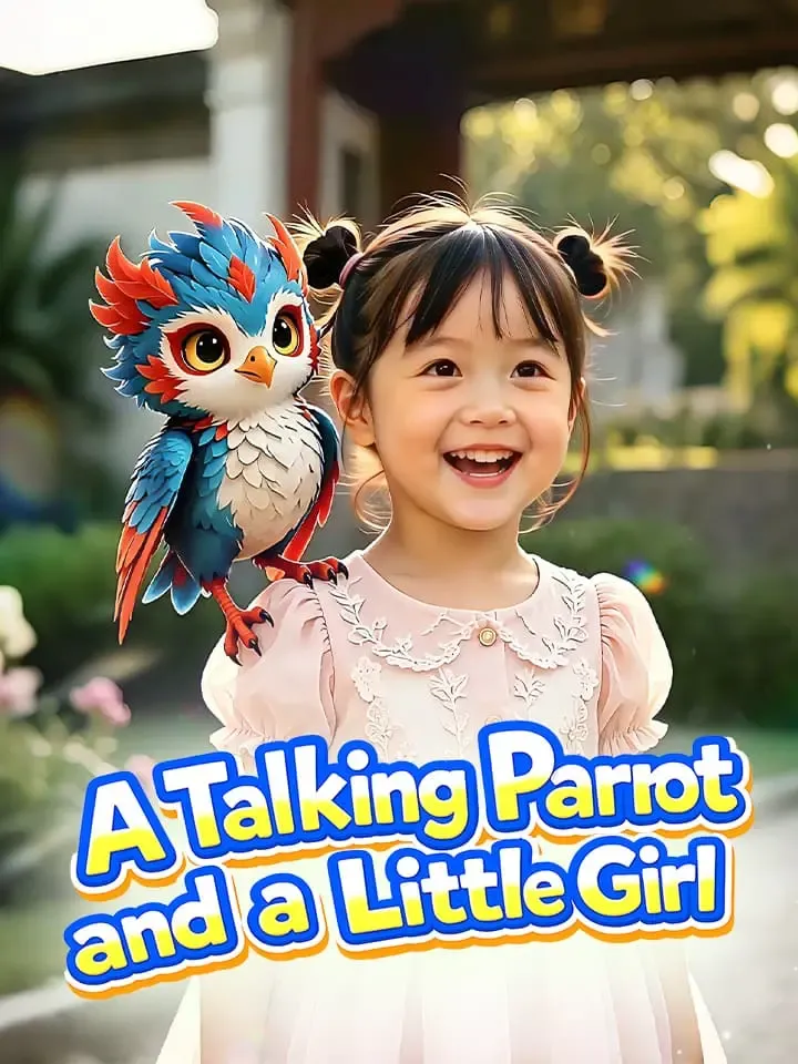 A Talking Parrot and a Little Girl — poster