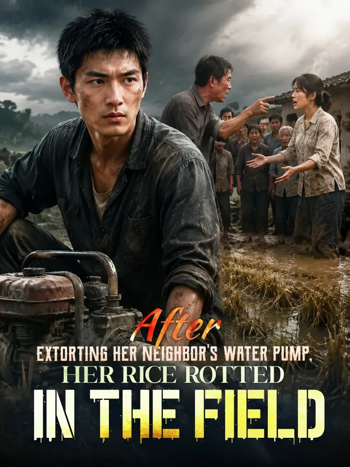 After extorting her neighbor's water pump, her rice rotted in the field — poster