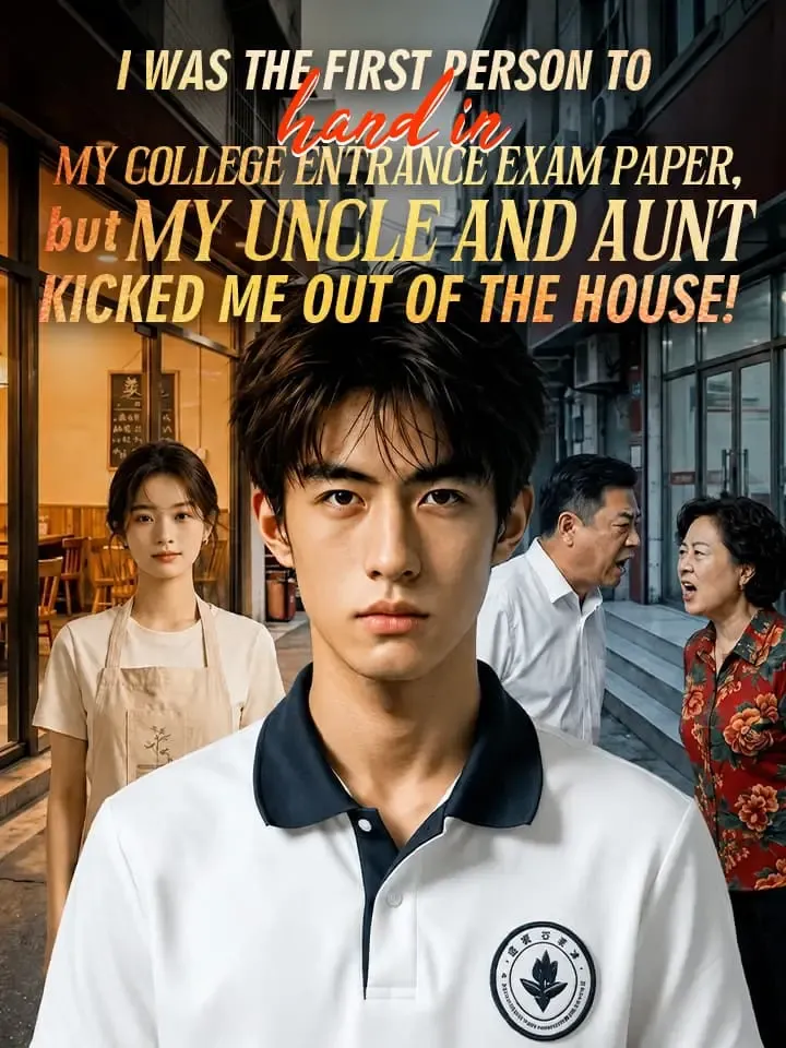 I was the first person to hand in my college entrance exam paper, but my uncle and aunt kicked me out of the house! — poster