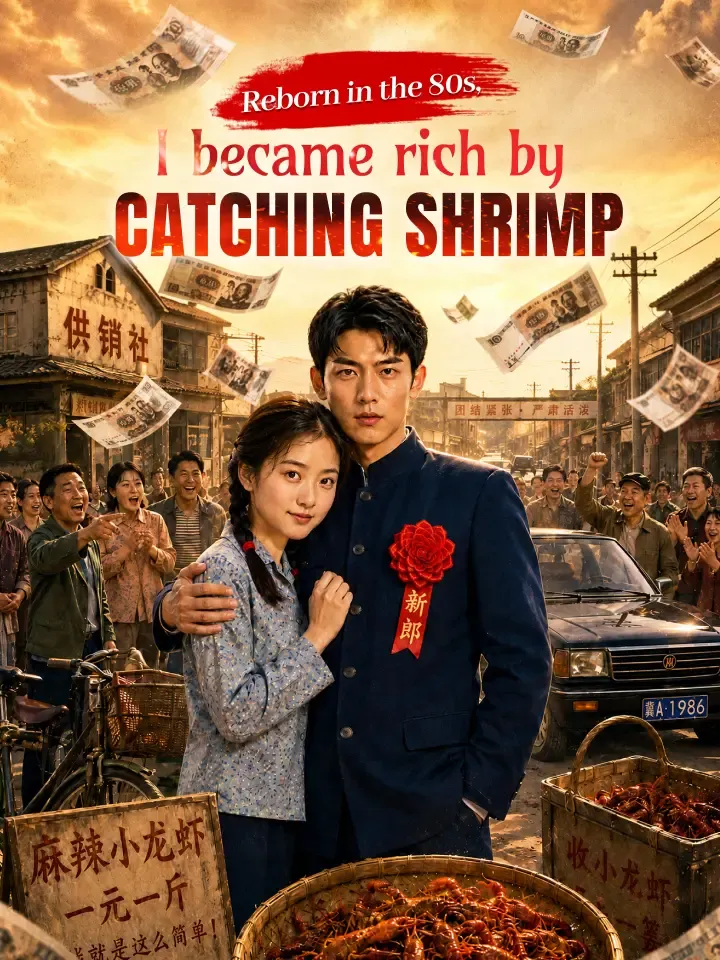 Reborn in the 80s, I became rich by catching shrimp — poster