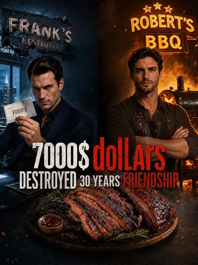 7000 dollars destroyed 30 years friendship — poster