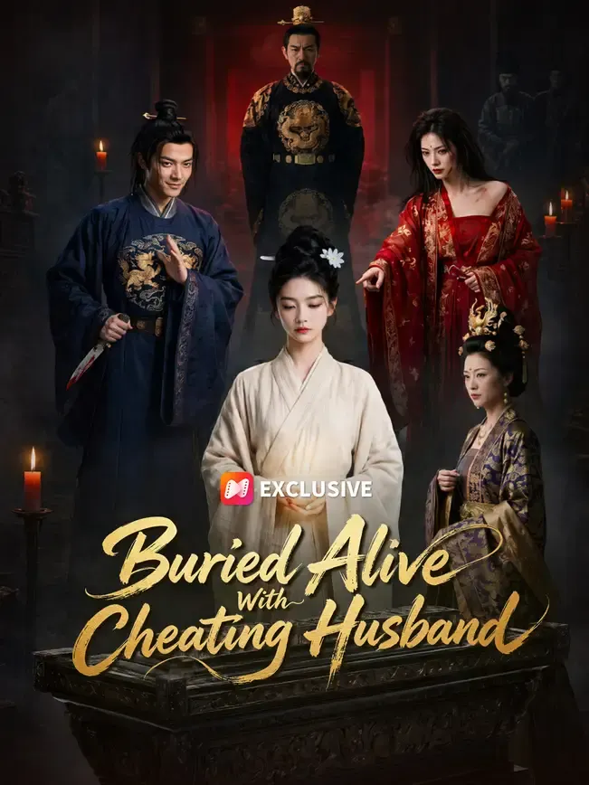 Buried Alive With Cheating Husband — poster