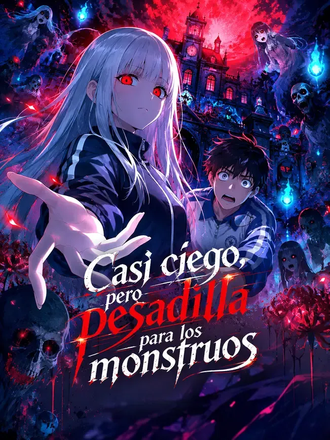 Casi ciego, pero pesadilla para los monstruos — póster