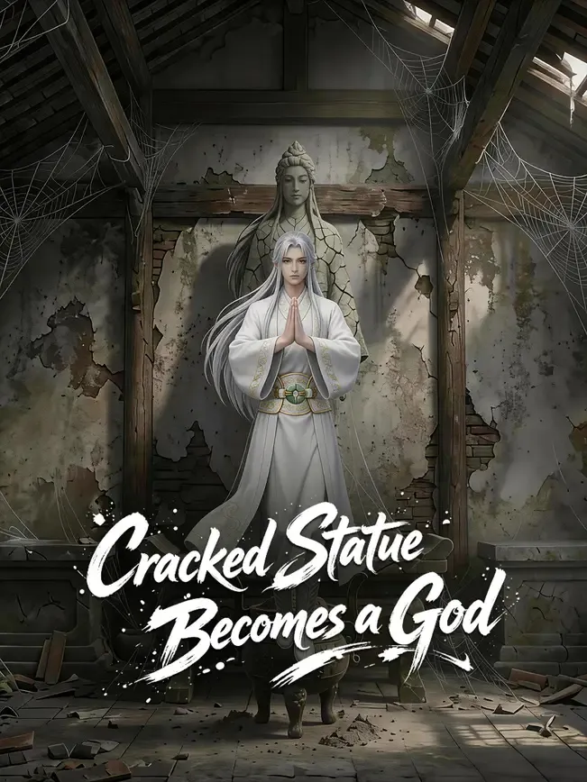 Cracked Statue Becomes a God — poster