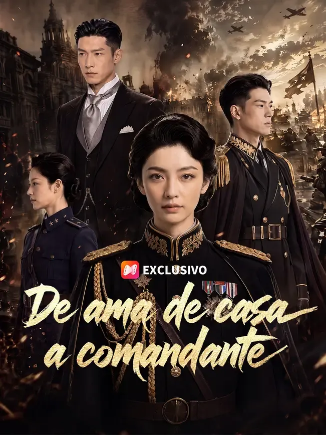 De ama de casa a comandante — póster