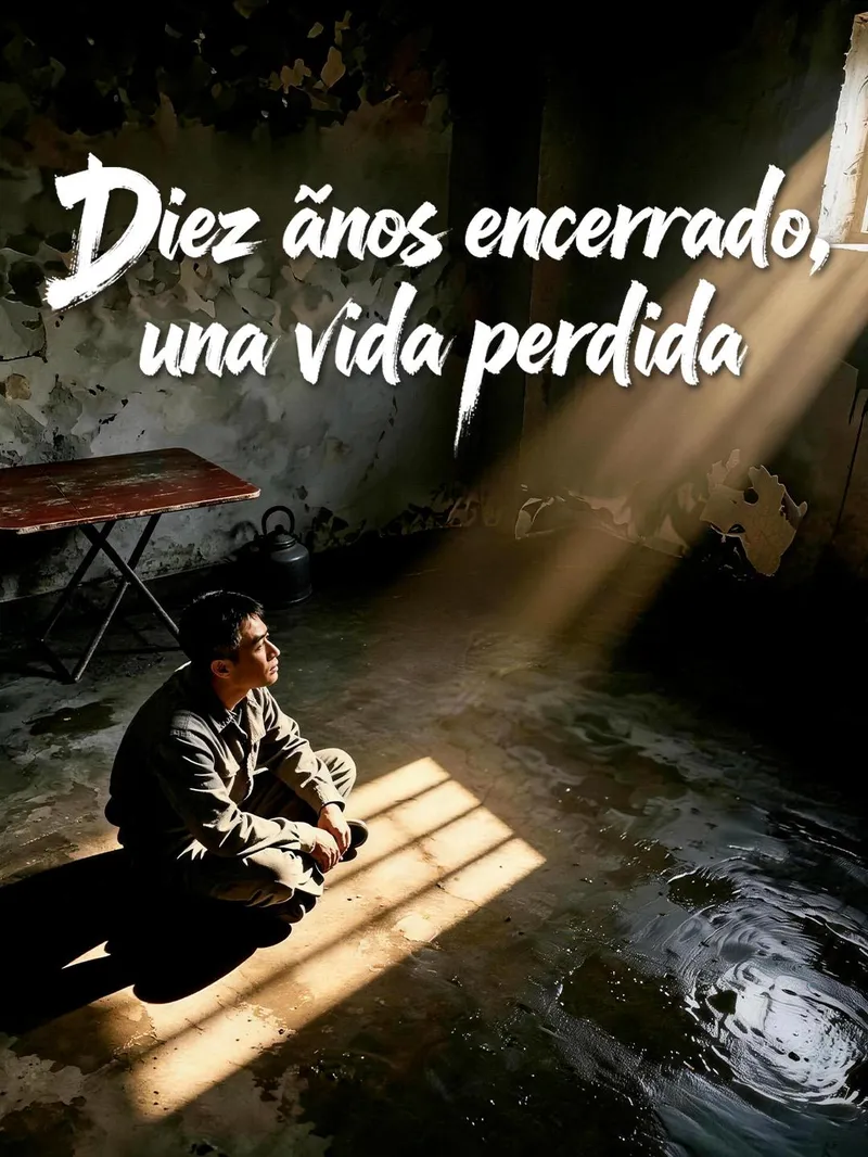 Diez años encerrado, una vida perdida — póster