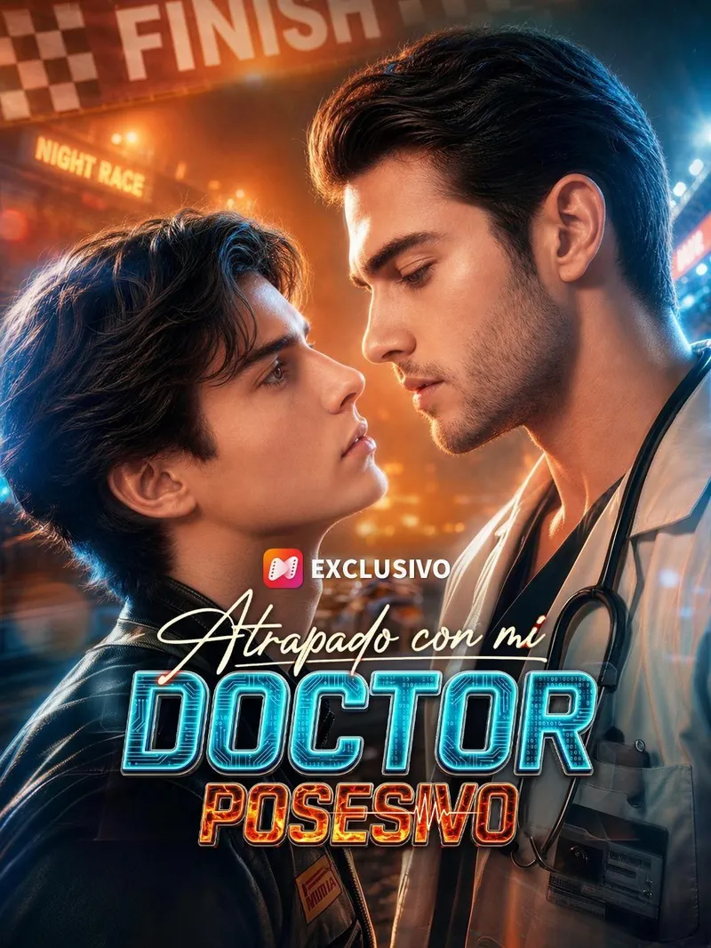 (Doblado) Atrapado con mi doctor posesivo — póster