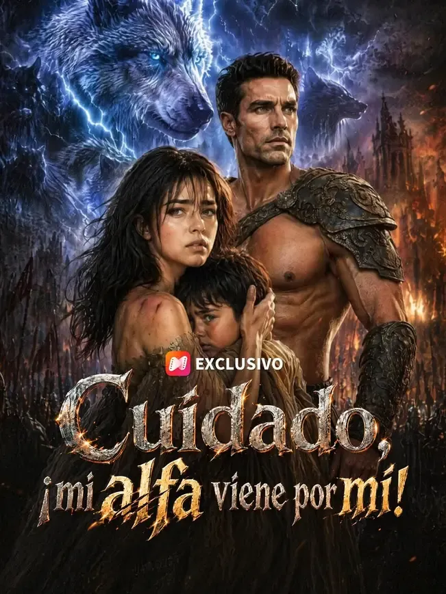 (Doblado) Cuidado, ¡mi alfa viene por mí! — póster