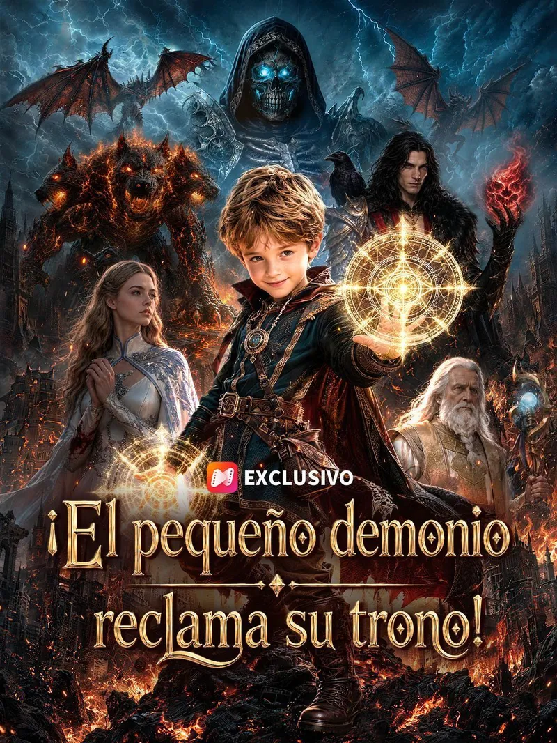 (Doblado) ¡El pequeño demonio reclama su trono! — póster