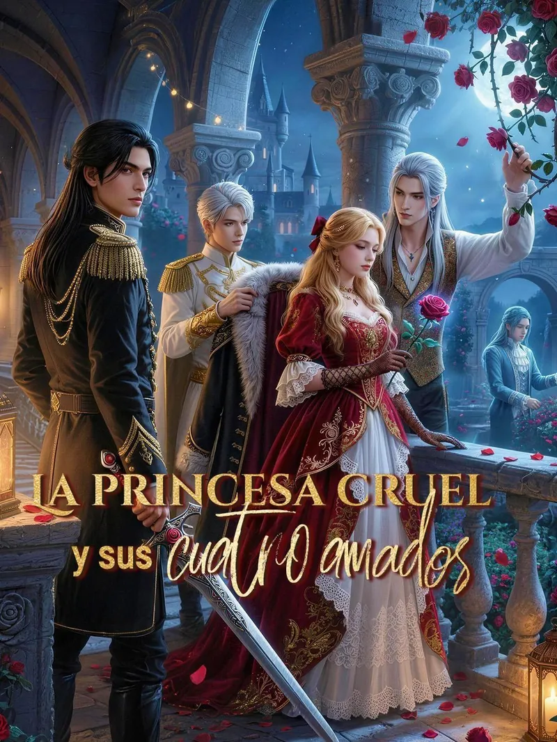 (Doblado) La princesa cruel y sus cuatro amados — póster