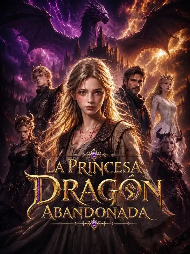 (Doblado) La princesa dragón abandonada — póster