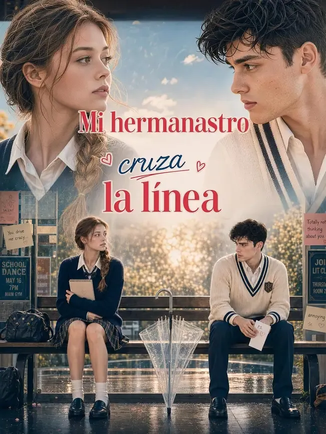 (Doblado) Mi hermanastro cruza la línea — póster