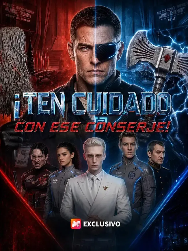 (Doblado) ¡Ten cuidado con ese conserje! — póster