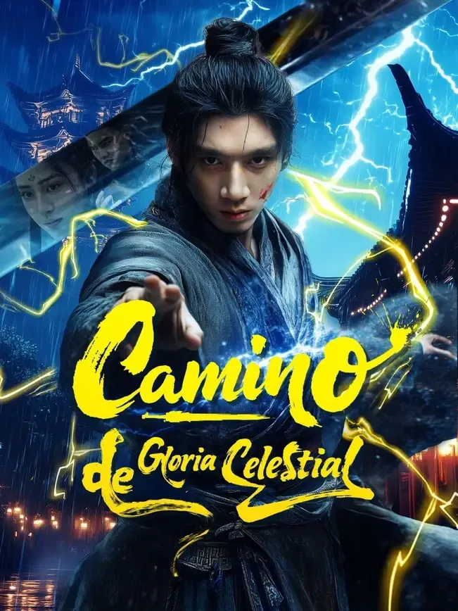 (Doblado)Camino de Gloria Celestial — póster