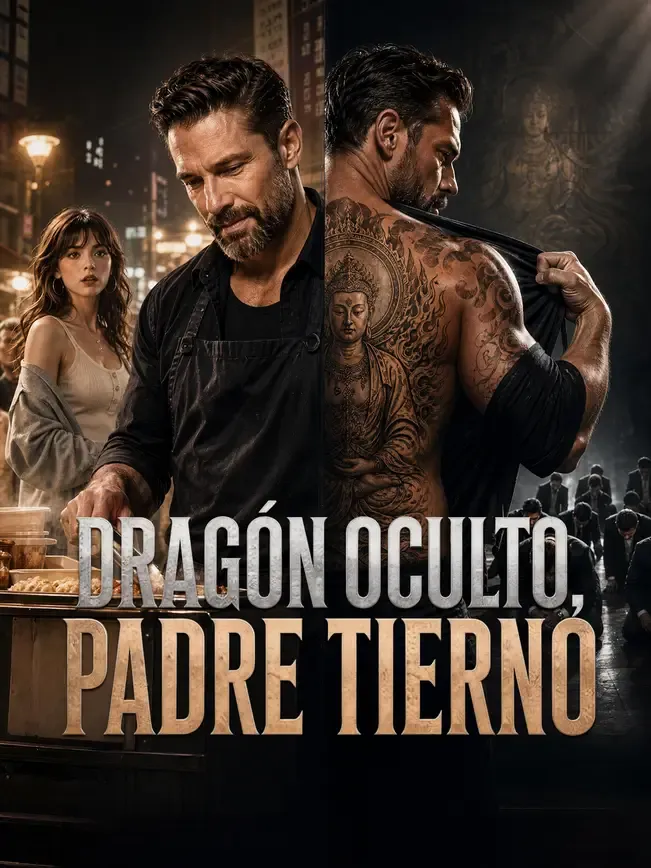 Dragón oculto, padre tierno — póster