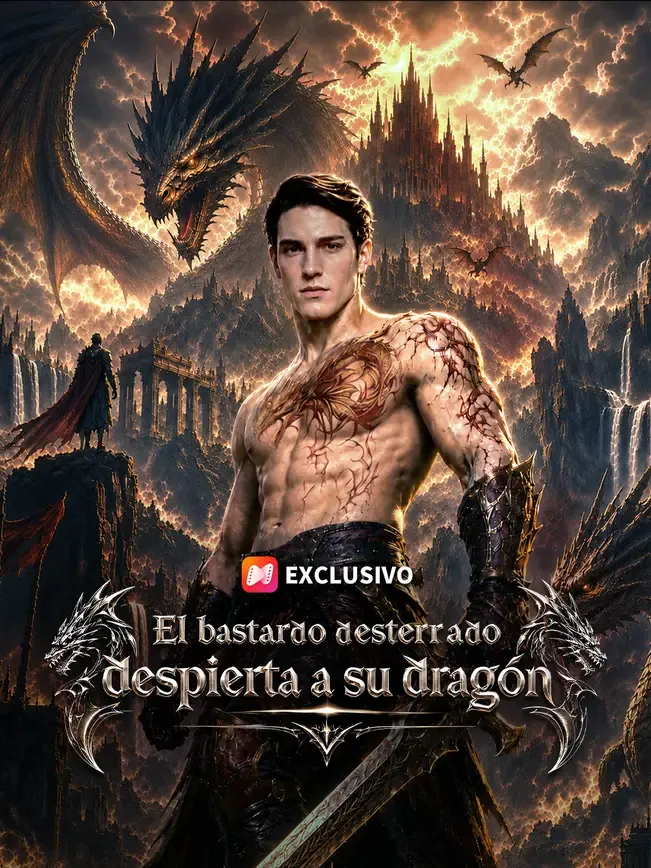 El bastardo desterrado despierta a su dragón — póster