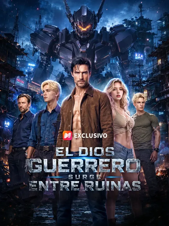 El dios guerrero surge entre ruinas — póster