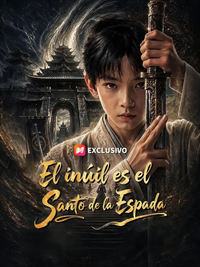 El inútil es el Santo de la Espada — póster