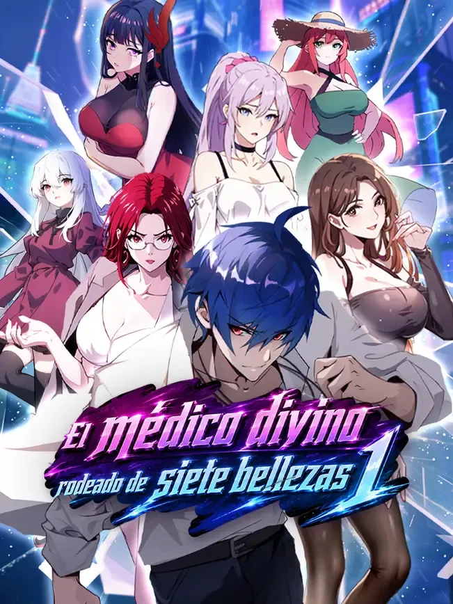 El médico divino rodeado de siete bellezas 1 — póster
