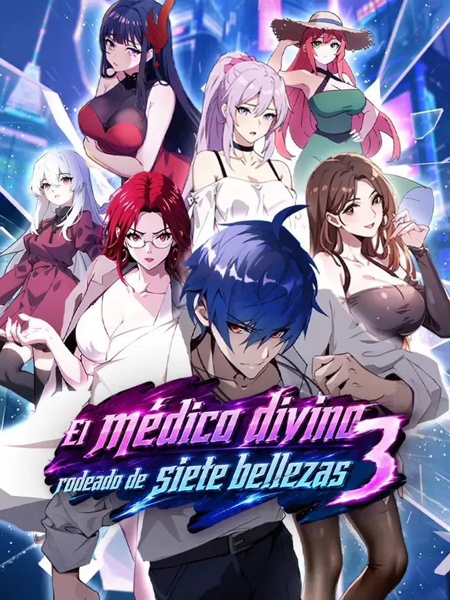 El médico divino rodeado de siete bellezas 3 — póster