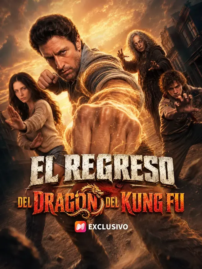 El regreso del dragón del kung fu — póster