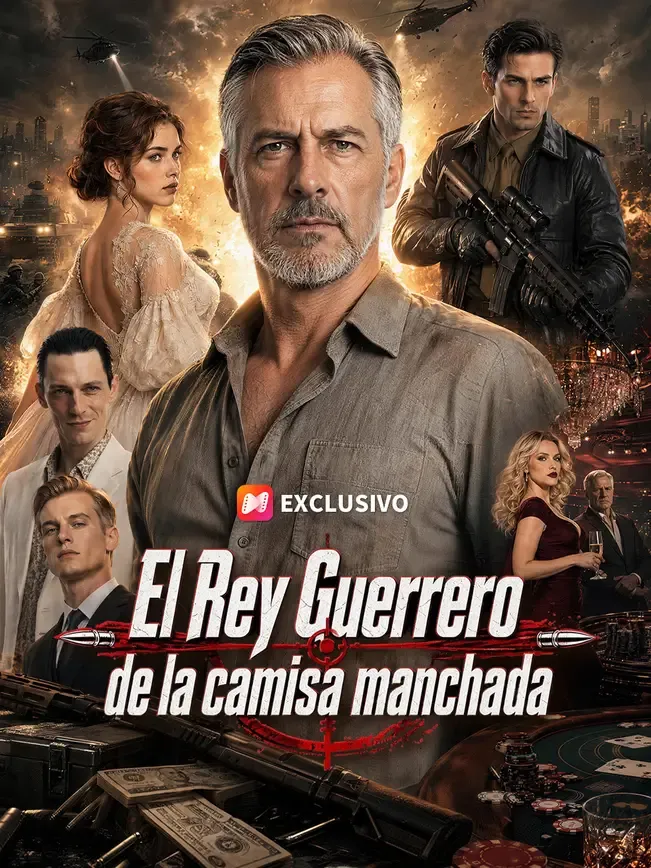 El Rey Guerrero de la camisa manchada — póster