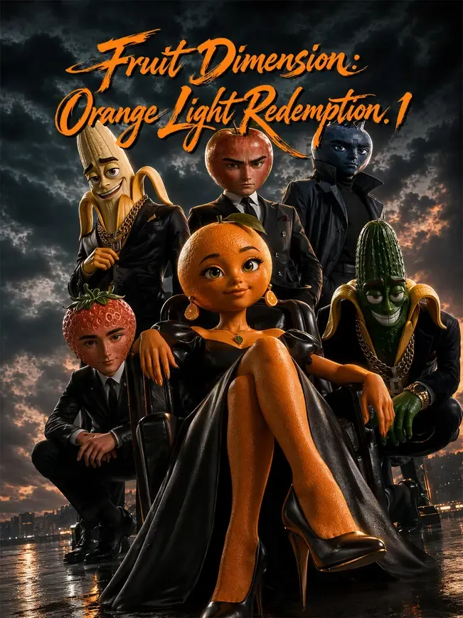 Fruit Dimension: Orange Light Redemption. 1 — poster