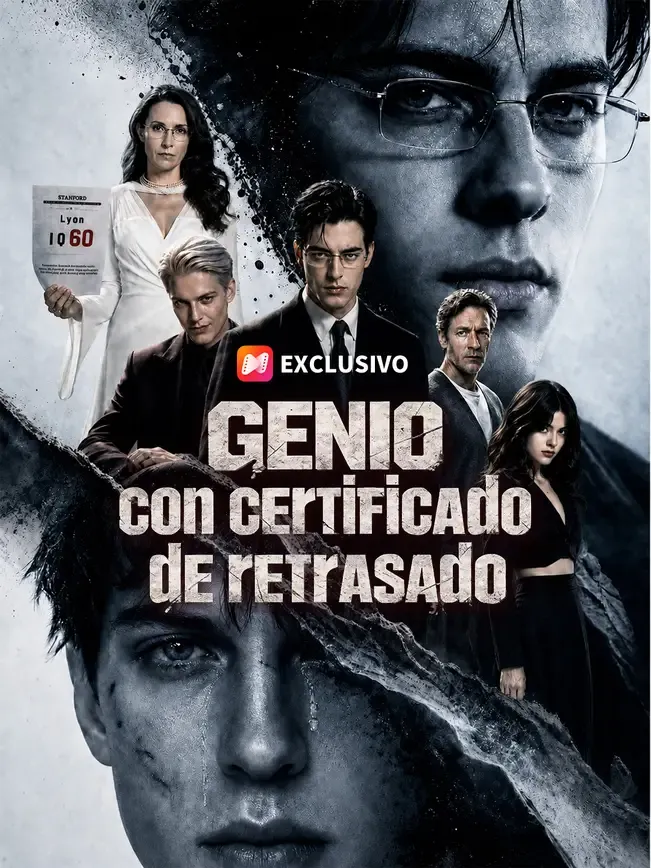 Genio con certificado de retrasado — póster