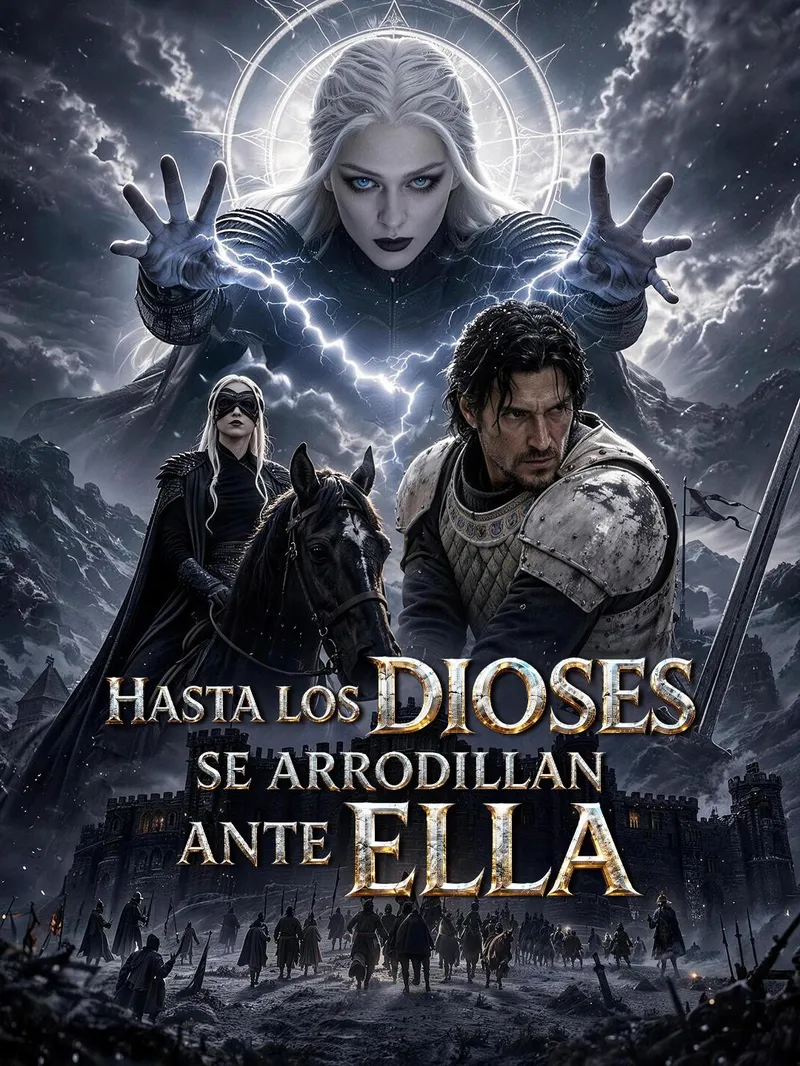 Hasta los dioses se arrodillan ante ella — póster