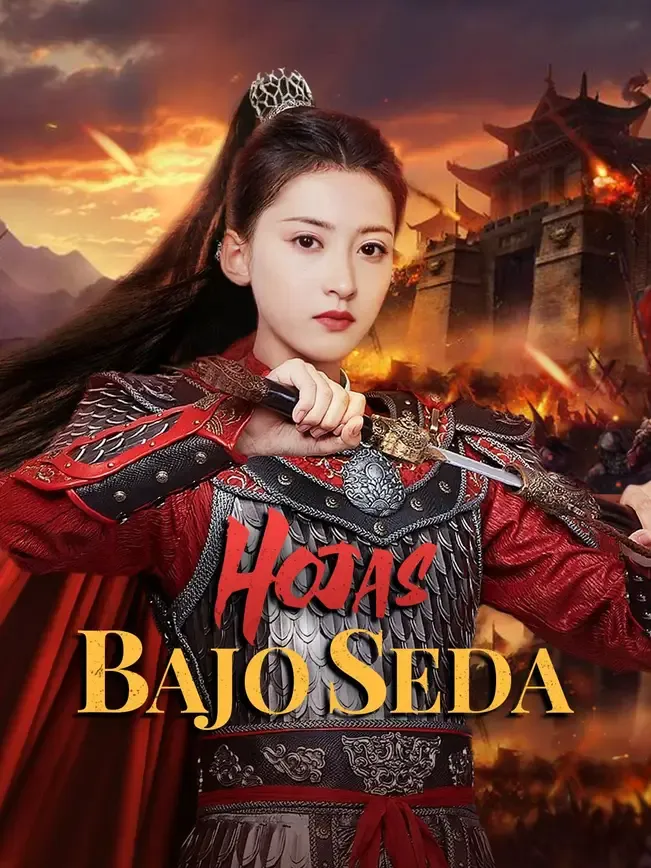 Hojas bajo seda