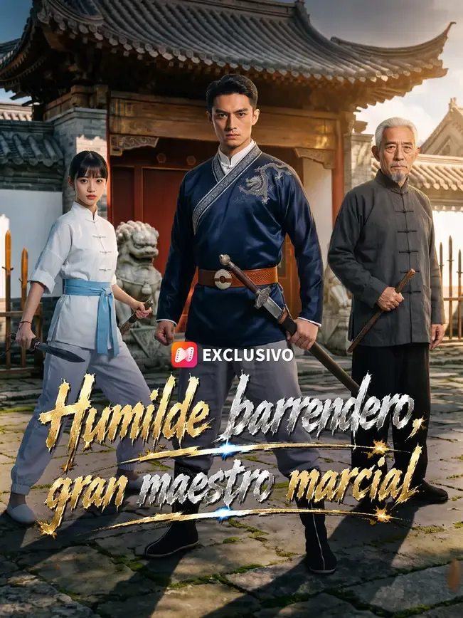 Humilde barrendero, gran maestro marcial — póster