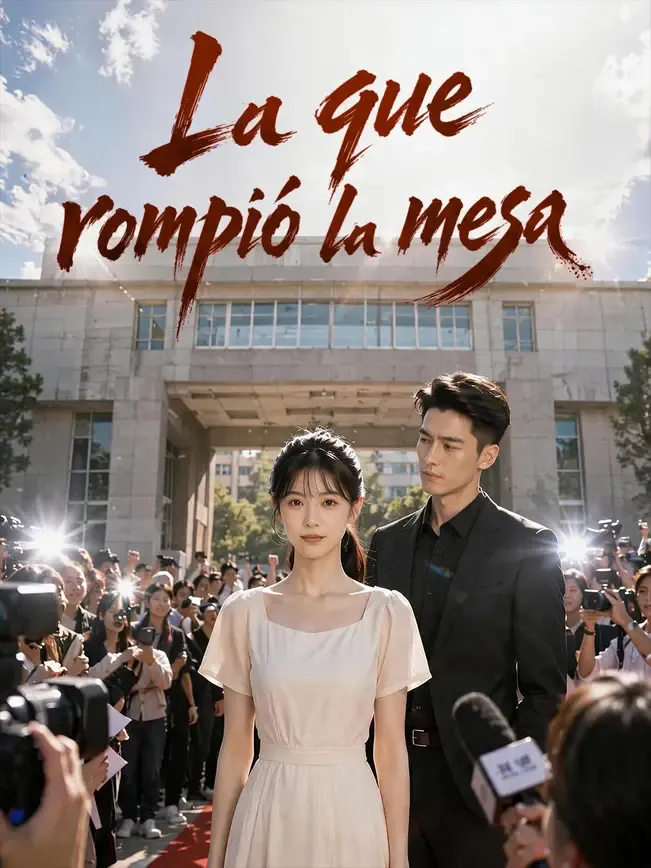 La que rompió la mesa — póster