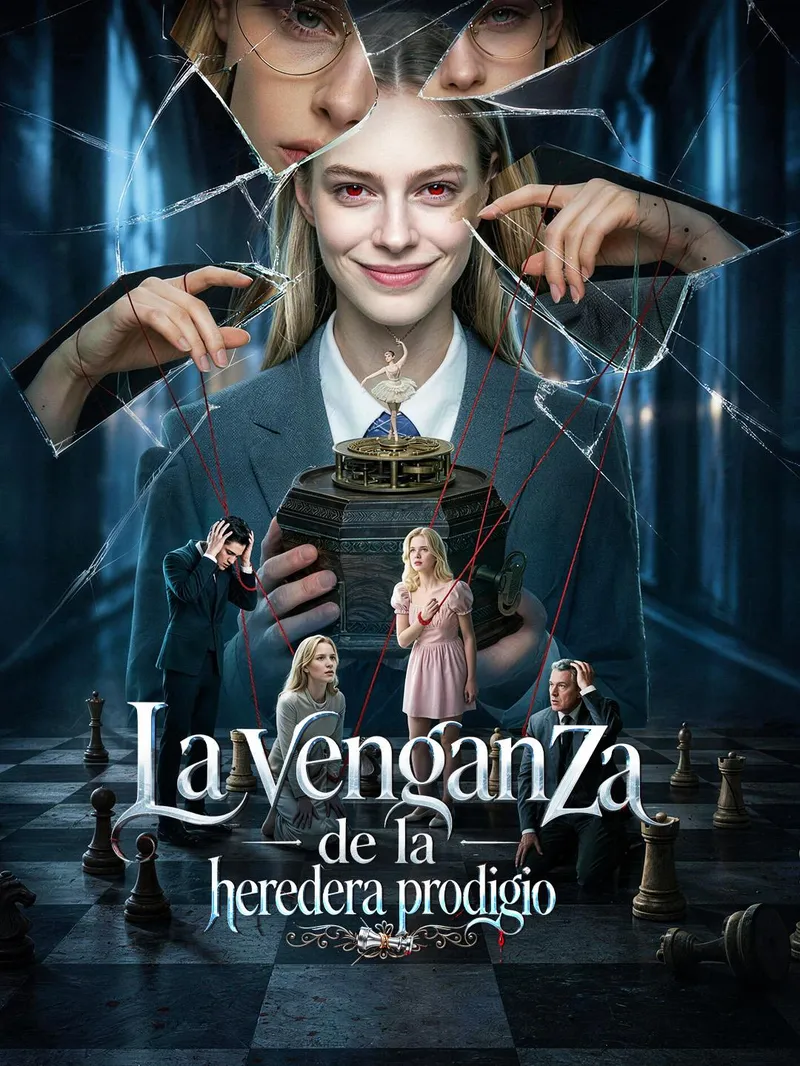 La venganza de la heredera prodigio — póster