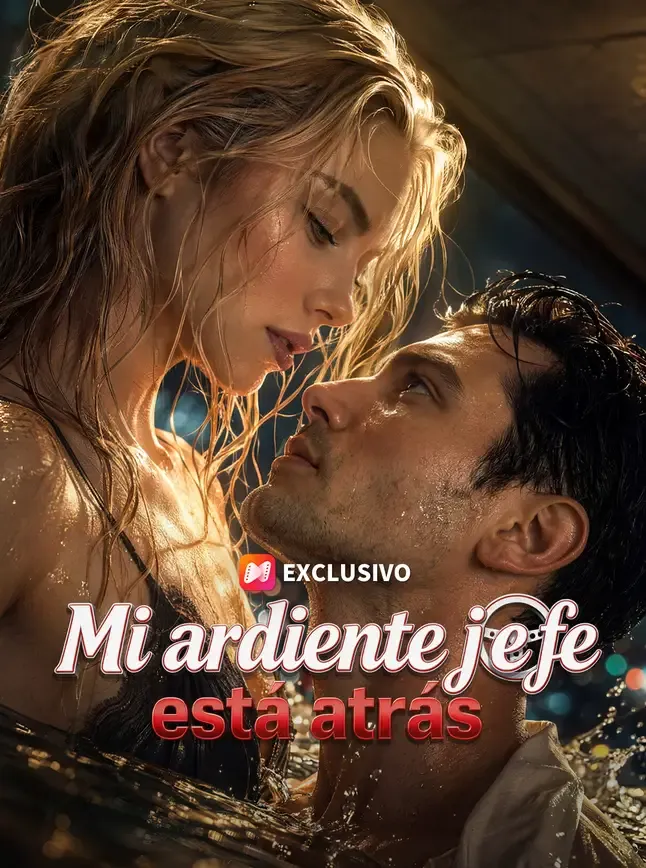 Mi ardiente jefe está atrás — póster