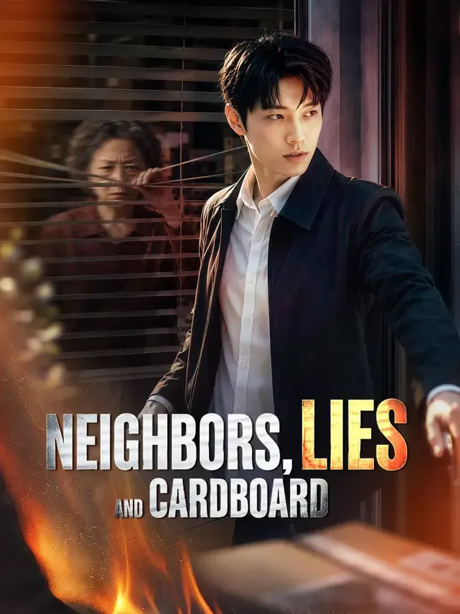 Neighbors, Lies, and Cardboard — poster