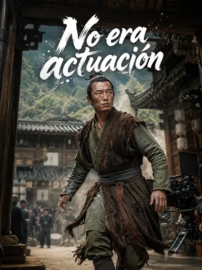 No era actuación — póster